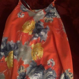 Spaghetti strap tank top